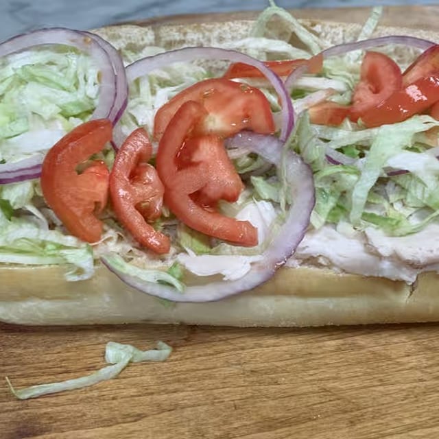Turkey & Cheese Sub.