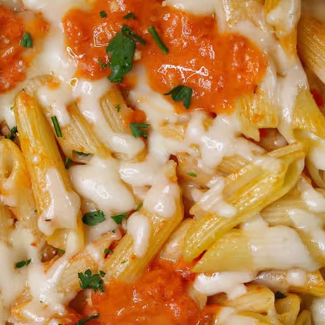 Baked Ziti / Penne Vodka Pizza.