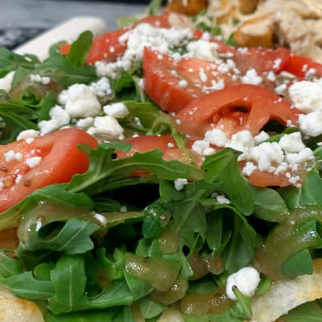 Arugula Salad Pizza.