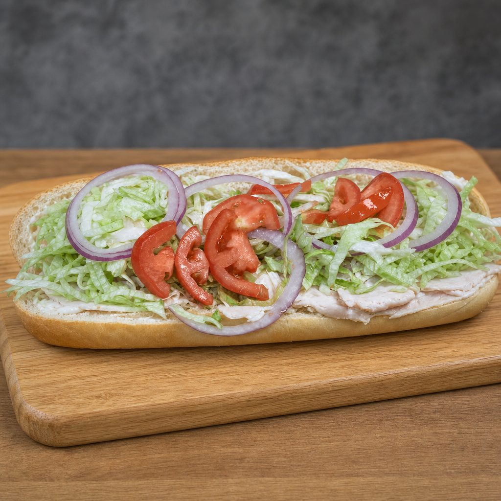 Turkey & Cheese Sub.