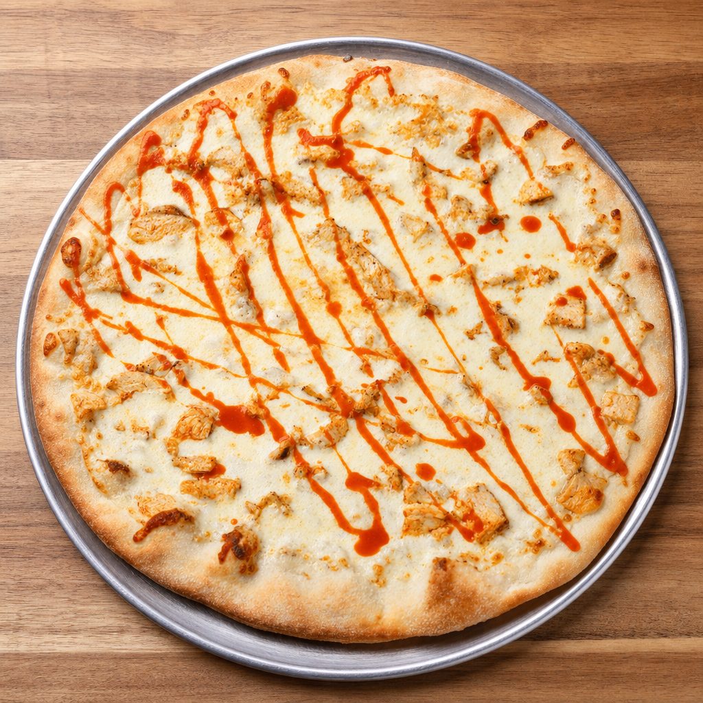 Buffalo Chicken Pizza.