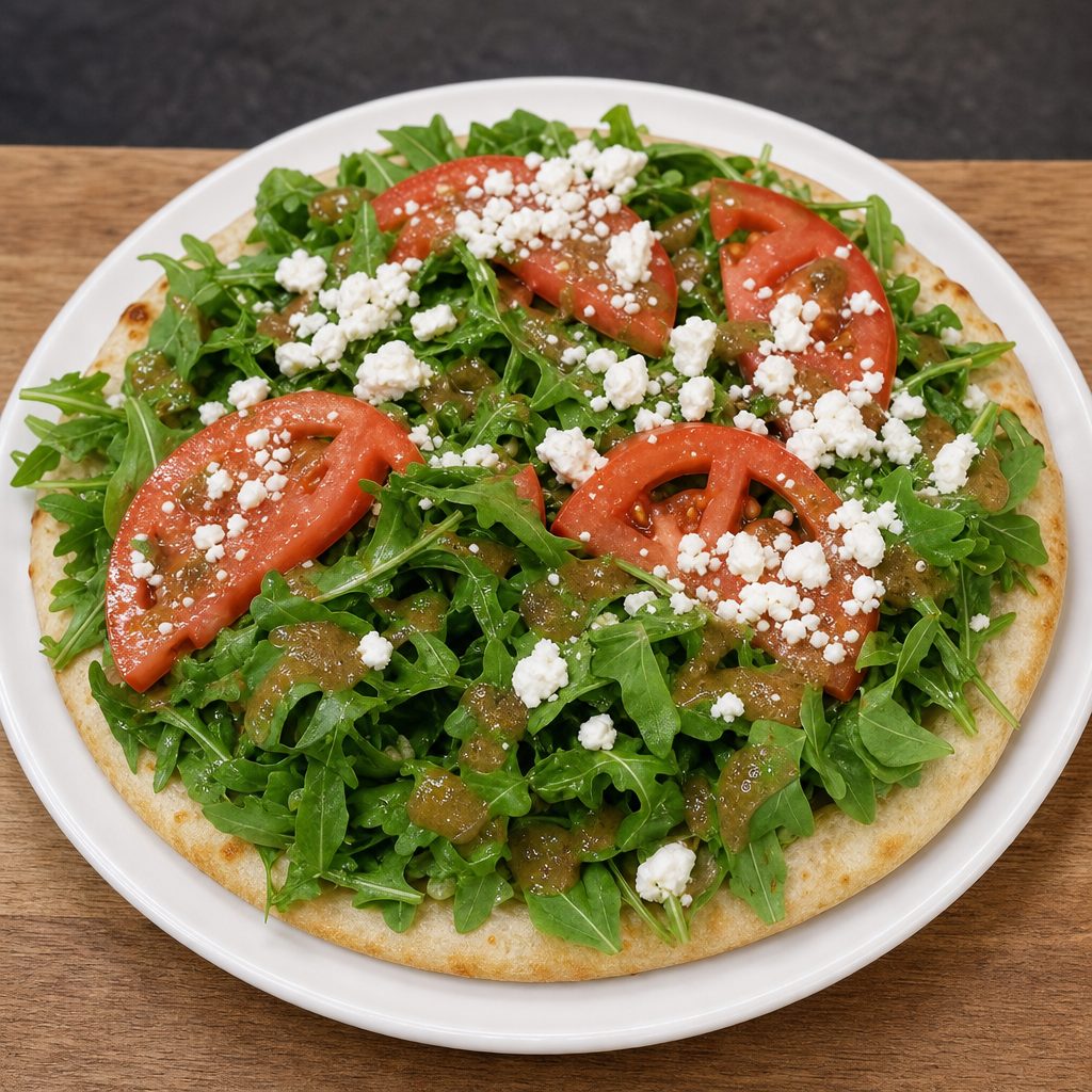 Arugula Salad Pizza.