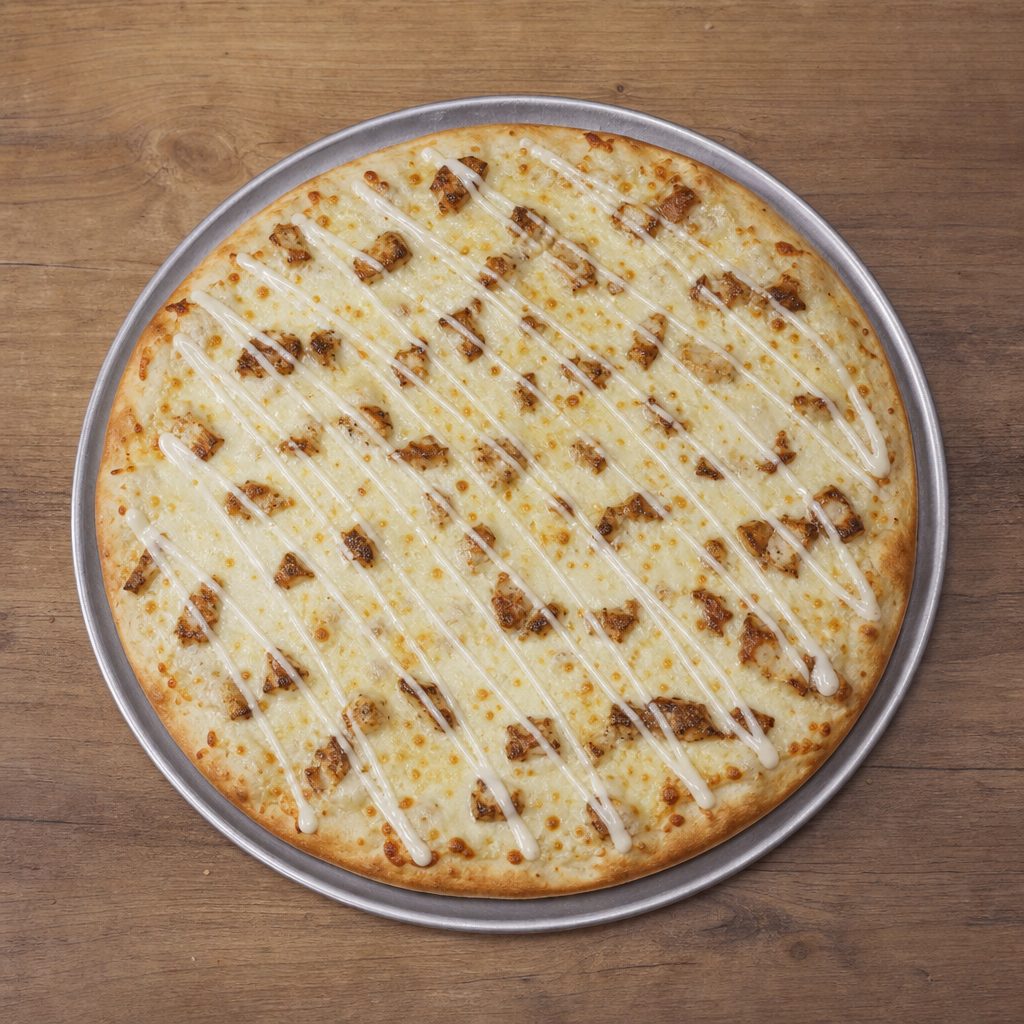 Chicken Bacon Ranch Pizza.