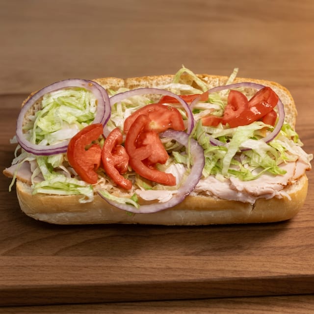 Turkey & Cheese Sub.